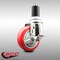 Service Caster 4 Inch 316SS Red Polyurethane Swivel 1-1/2 Inch Expanding Stem Caster Brake SCC-SS316EX20S414-PPUB-RED-TLB-112 - alternate 4